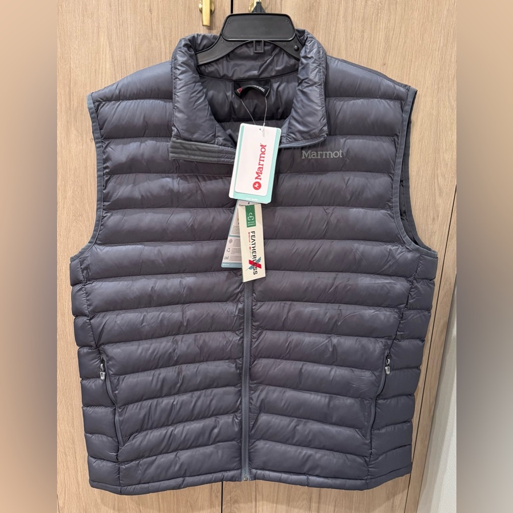 NWTs Marmot Men’s Solus Featherless Vest. Steel Onyx. Sz. XXL